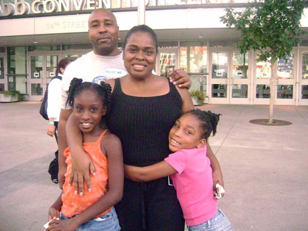 In front of the Colorado Convention Center