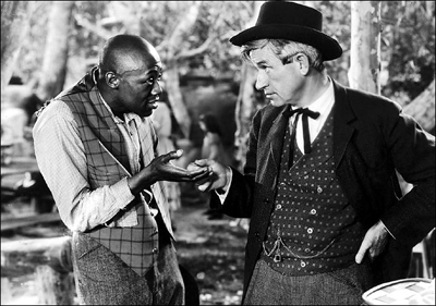 This picture of Stepin Fetchit groveling in a degenerate manner was not the one used by the Post but matches the essence of that missing picture.
